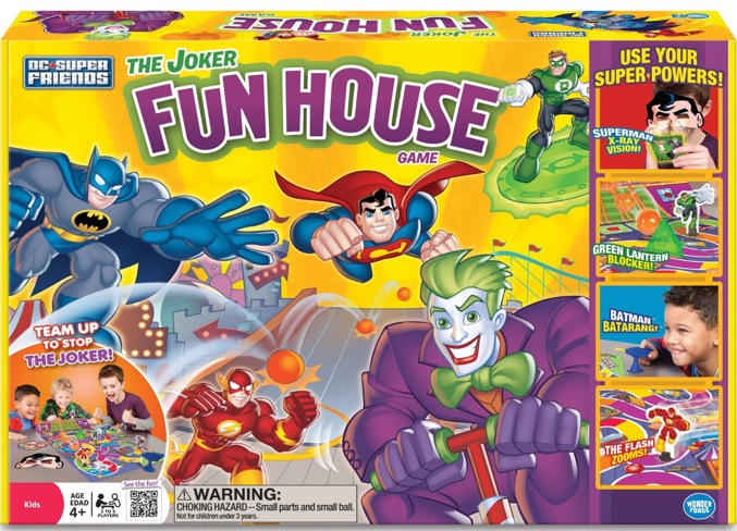 Super Friends Joker's Fun House Game {Review} - Mom and More