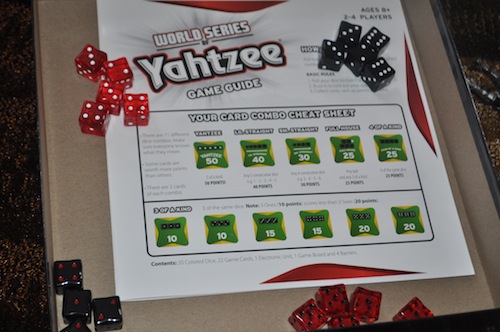 Hasbro World Series Of Yahtzee Board Game With Electronic Buzzer