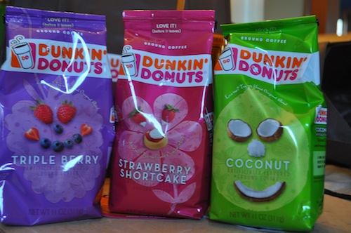 Coconut, Triple Berry & Strawberry Shortcake Coffee From Dunkin' Donuts