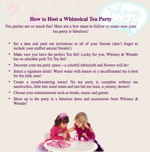 whisy wonder tea party