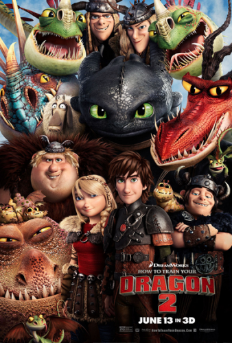 how to train dragon 2 movie poster