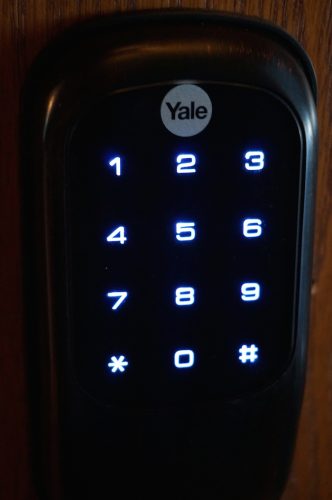 yale touch screen lock