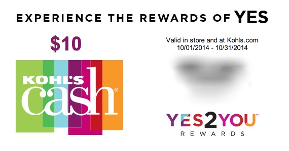 kohls yes2rewards