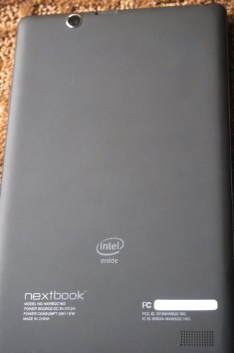 intel nextbook tablet 8