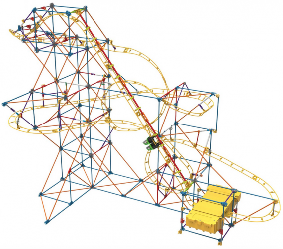 Hyperspeed Hangtime Roller Coaster Building Set KNEX Review