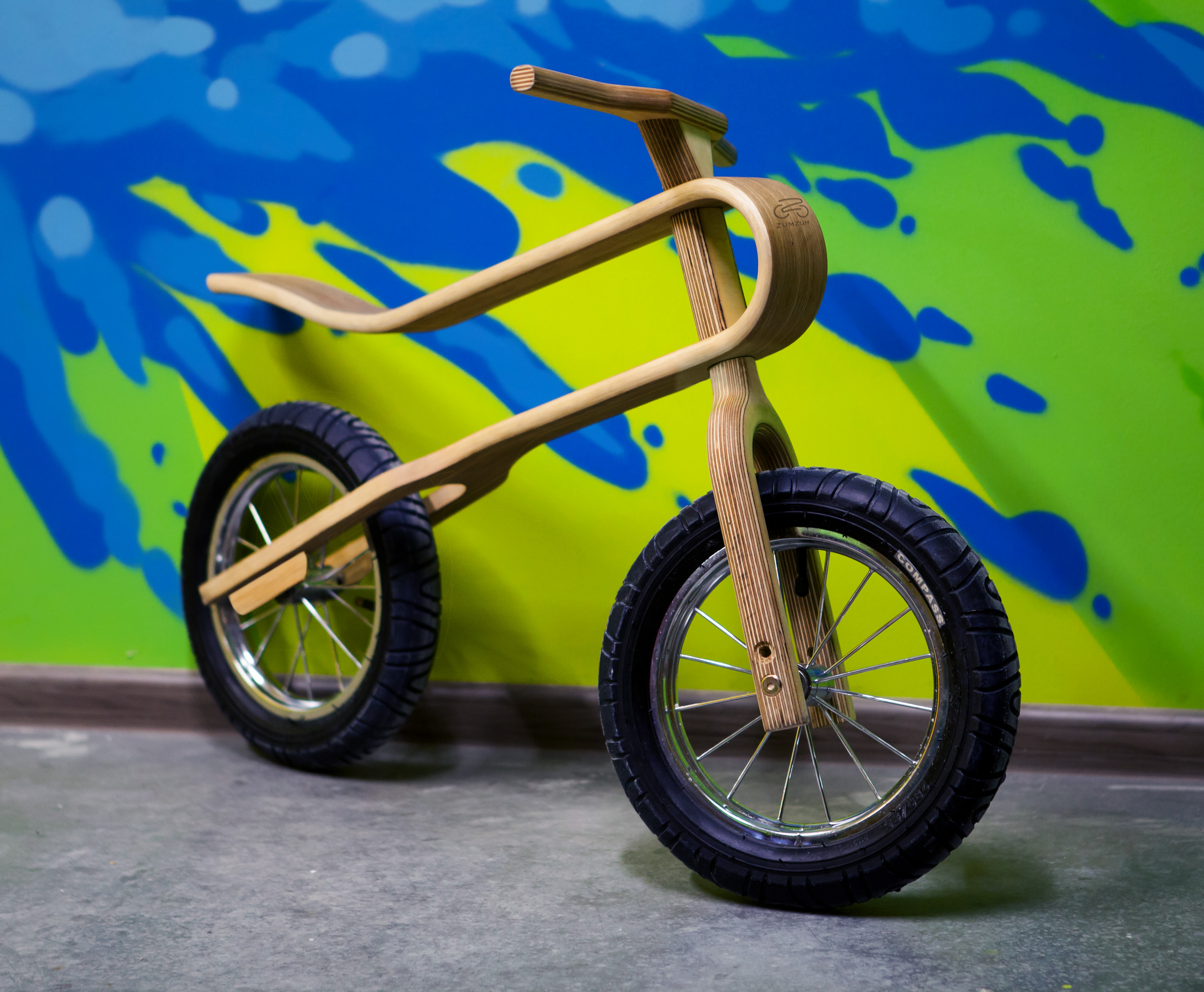 An All Terrain, Wooden Balance Bike For Kids - Mom and More