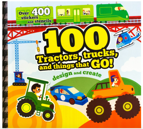 parragon books 100 Tractors Trucks And Things That Go