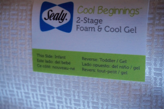 sealy natural luxury 2 stage crib mattress review