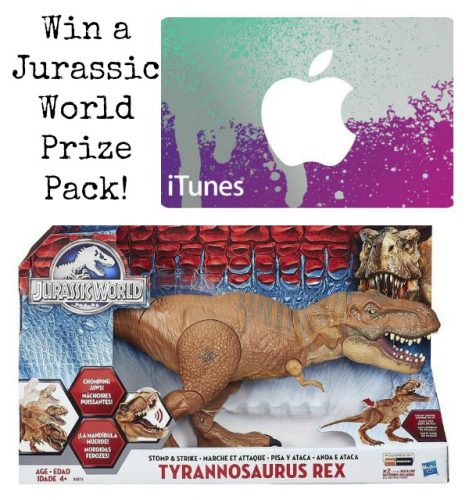 jurassic world prize pack