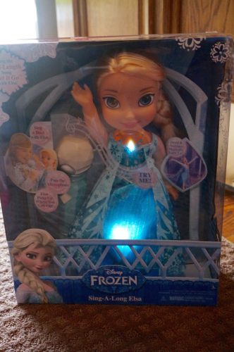 frozen singing elsa doll with microphone