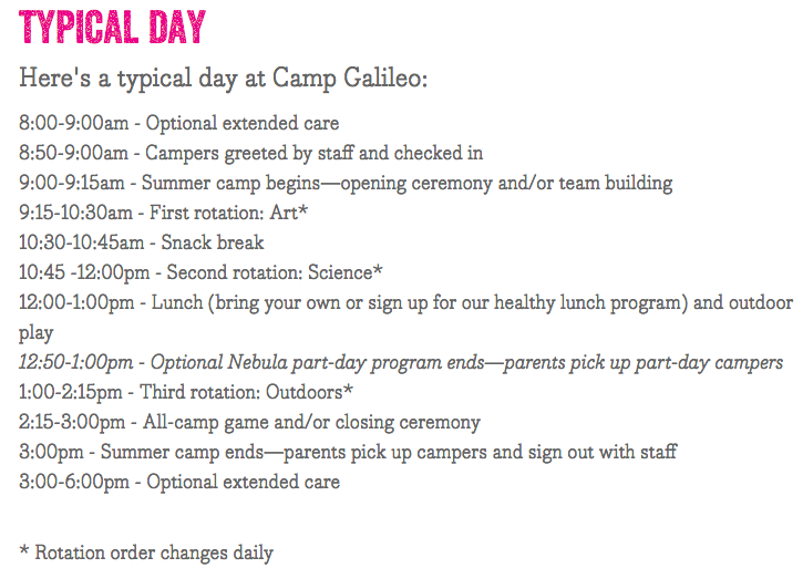 galileo summer camp 3