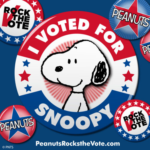 Get Out & Vote!  Snoopy pictures, Snoopy images, Snoopy and woodstock