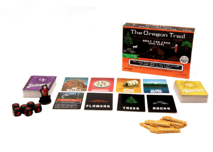 Pressman The Oregon Trail Card Game - Cooperative Gameplay Based on The  Classic Computer Game, Ages 12 and Up, 2-6 Players