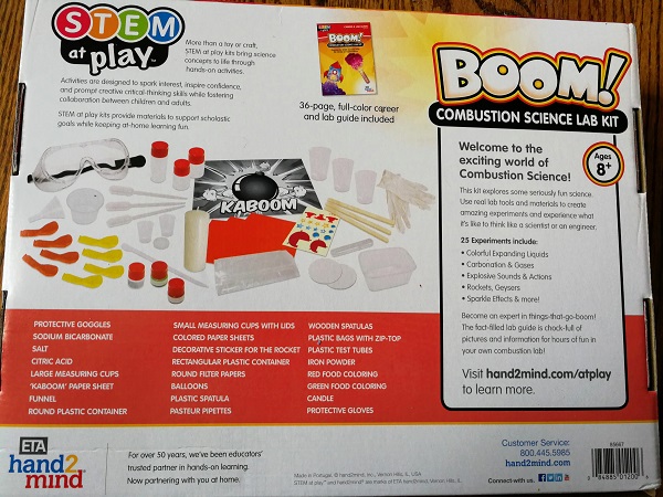 Boom fun with hot sale science kit instructions