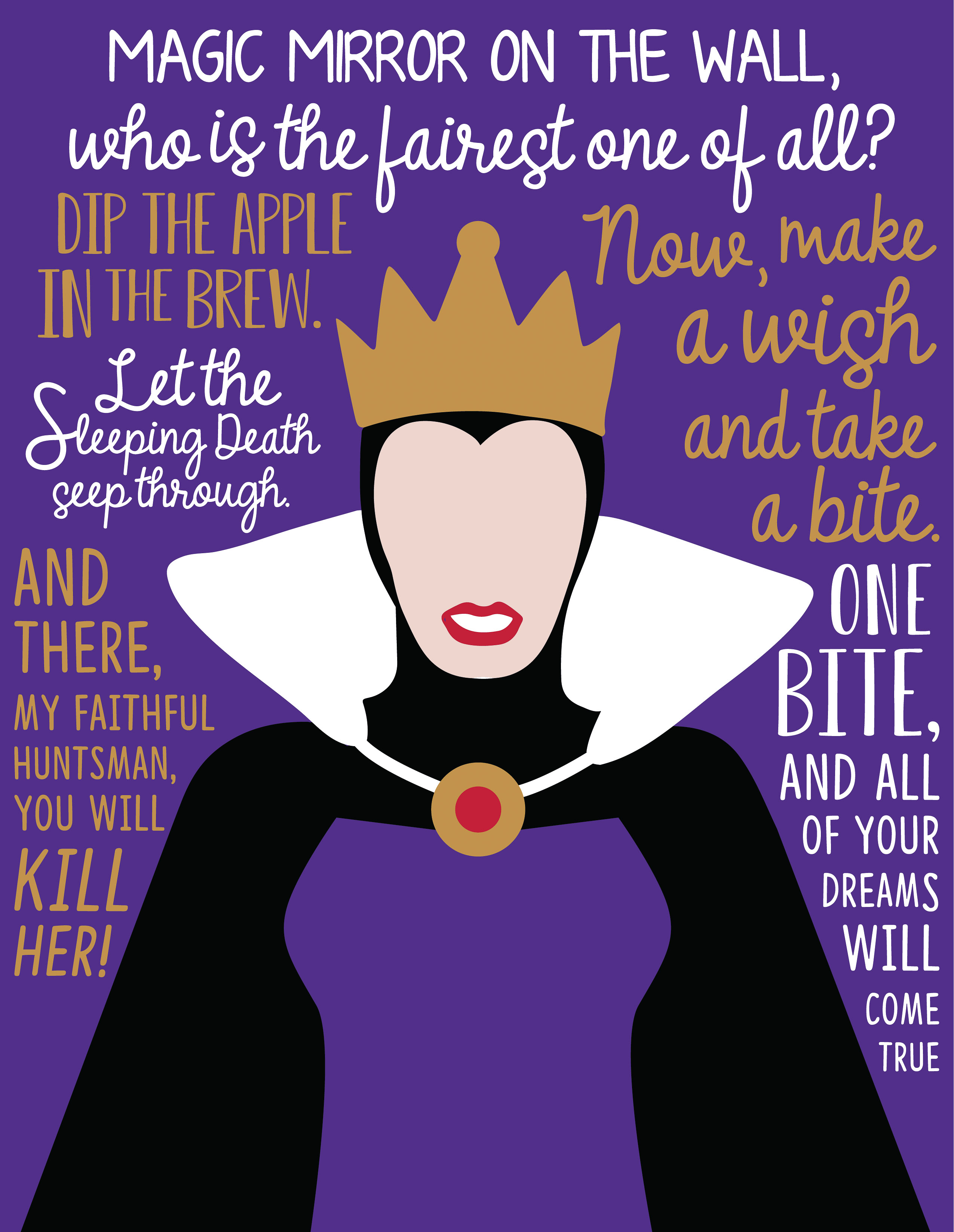 Evil Disney Villain Quotes & Free Printable Posters LaptrinhX / News