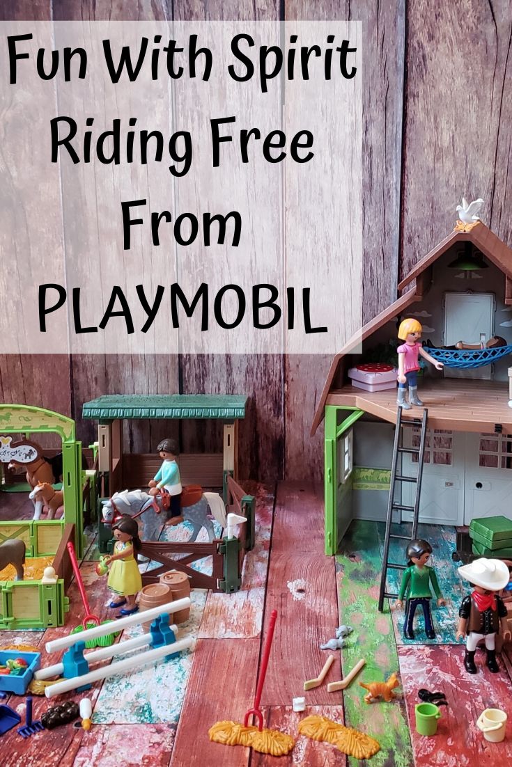 Playmobil Spirit Riding Free Snips and Senor Carrots with Horse Stall  Playset