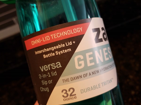 Zak Designs Genesis Versa Stainless Steel Water Bottle 2-pack with