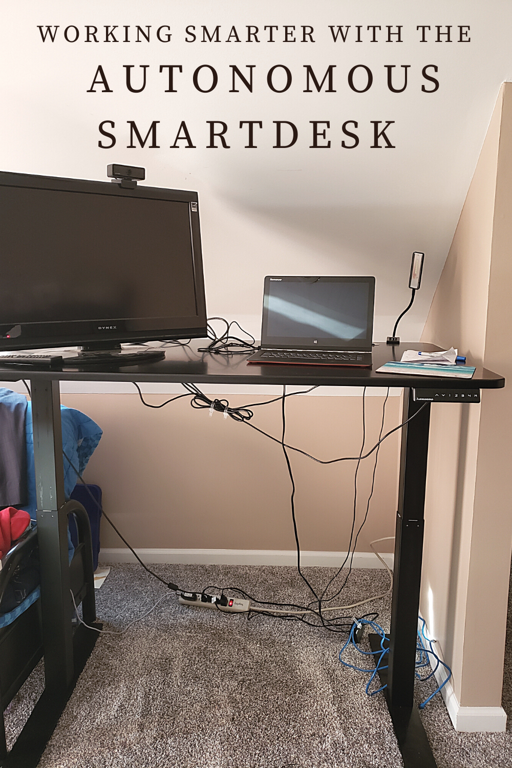 Autonomous l deals shaped smart desk