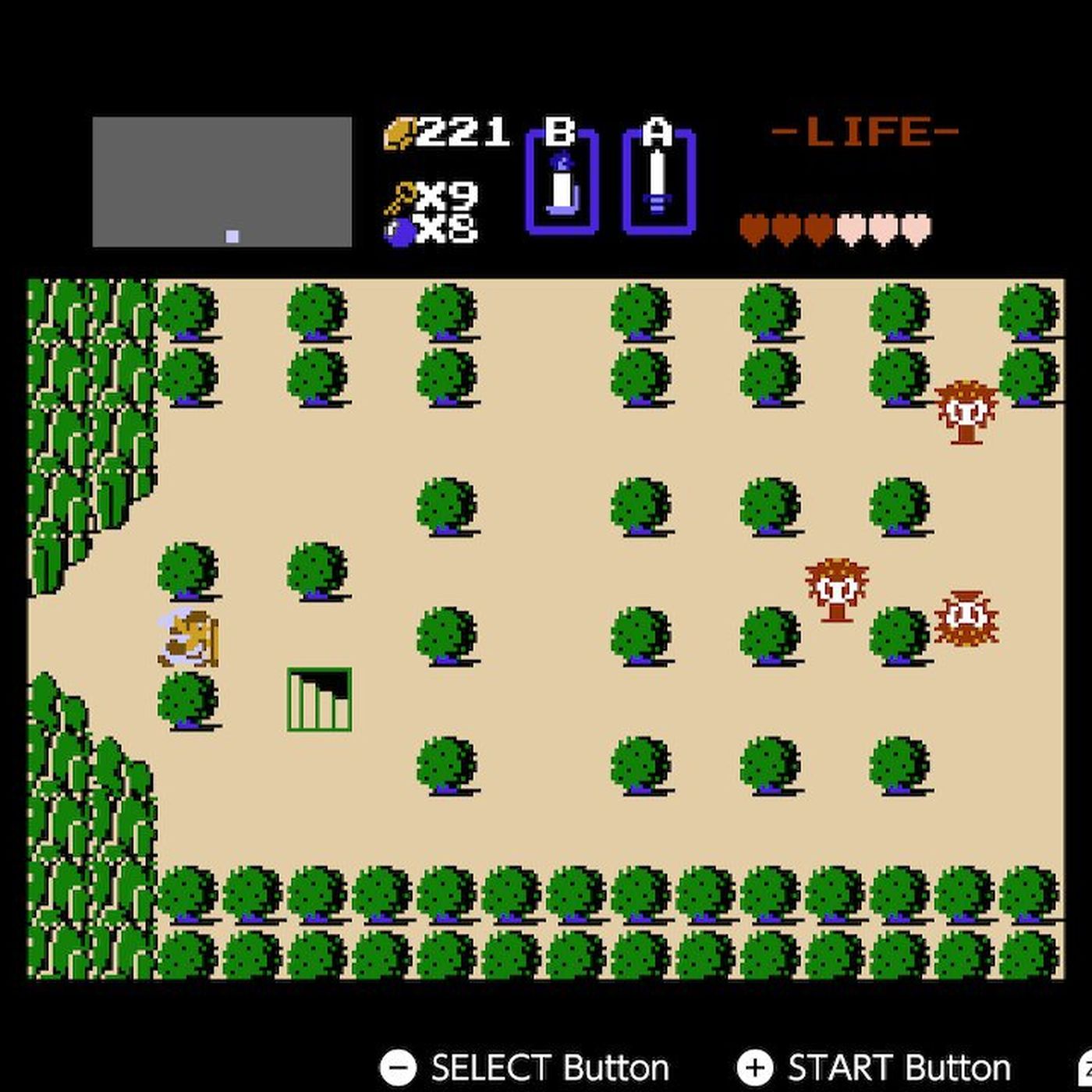 legend of zelda 1 nes are the monster spawn spots fixed