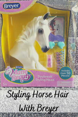 Breyer Mane Beauty Toy Model Horse Blaze Hair Styling Braiding Head