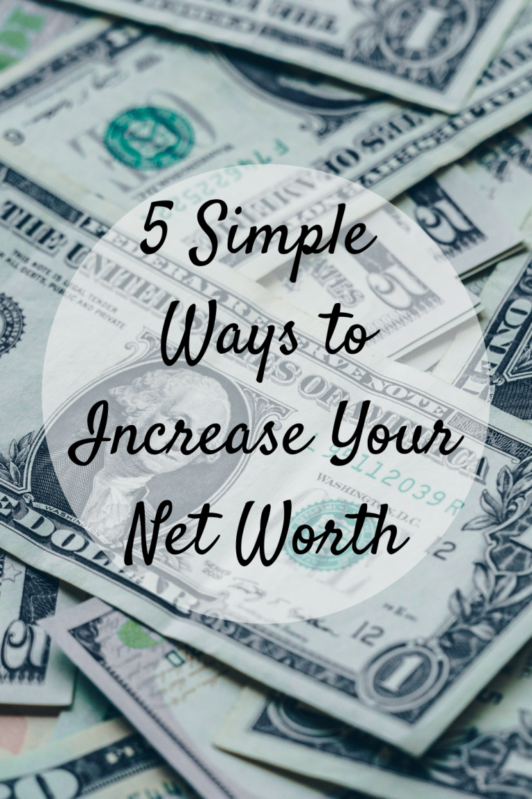 How To Get Your Net Worth Up