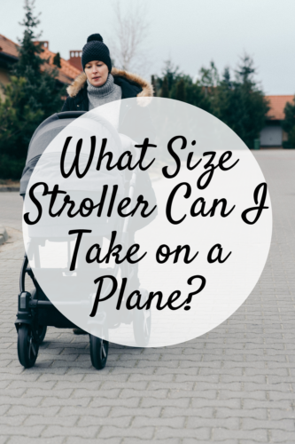 Can you take an umbrella stroller on a hot sale plane