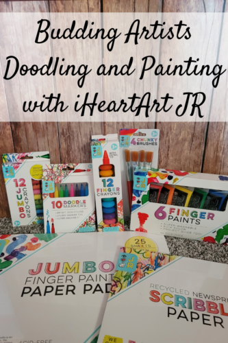 iHeartArt JR 12 Jumbo Crayons – brightstripes