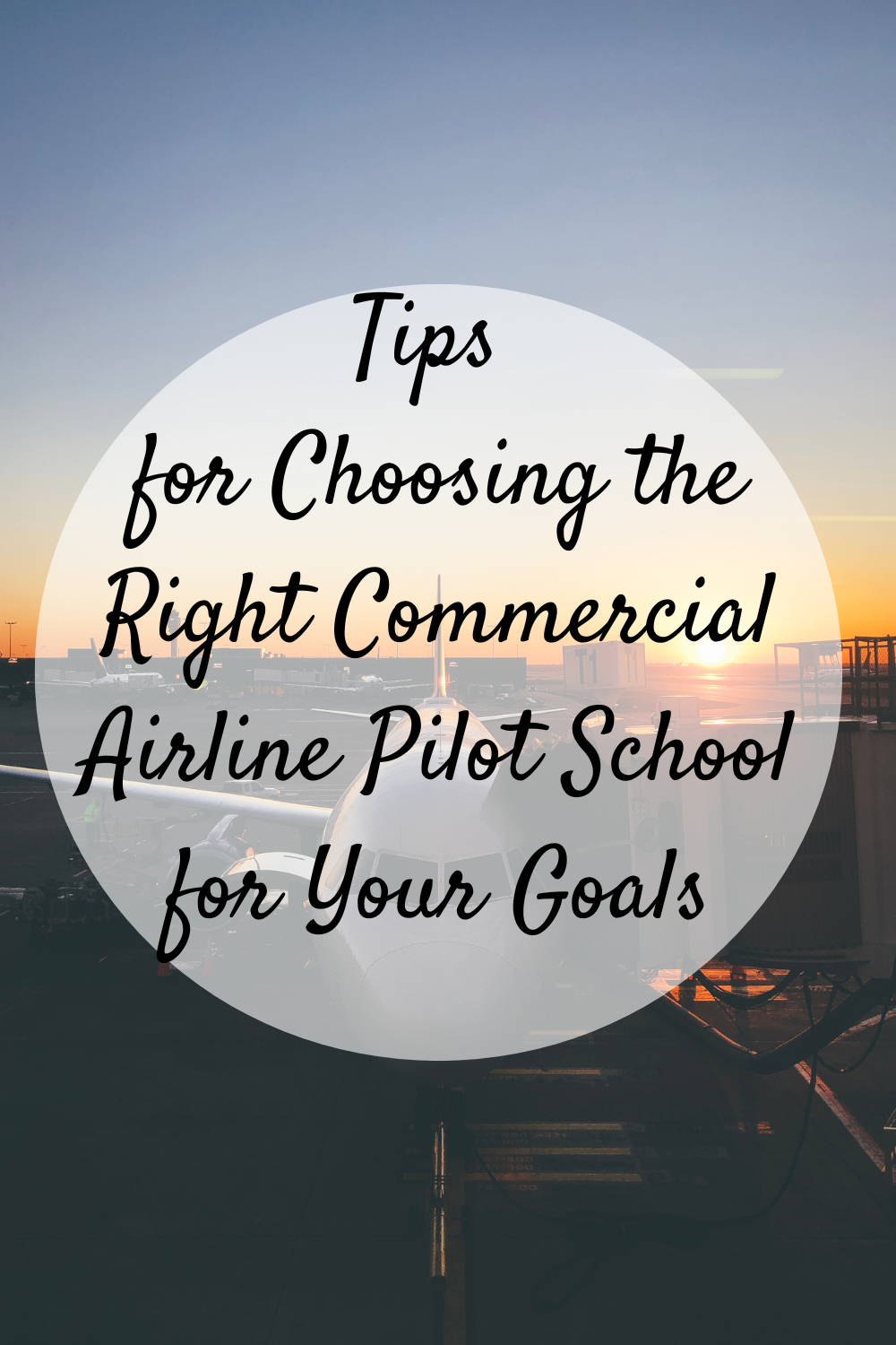 commercial airline pilot school