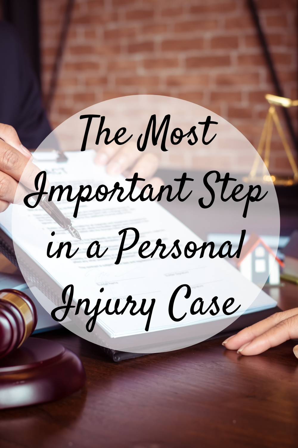 The Most Important Step in a Personal Injury Case